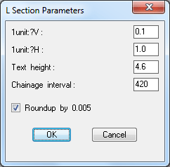 Old dialog box for 'PrintRL' and Difference commands